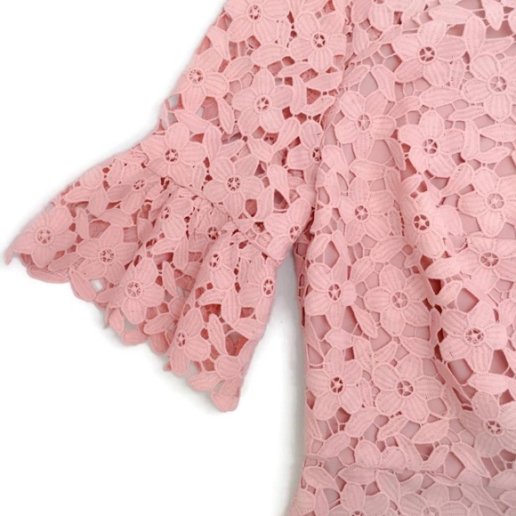 Shoshanna Pink Alberti Short-sleeve Sheath Dress - Picture 4 of 6